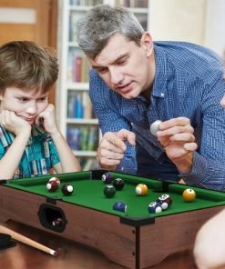 Toy Time Mini Billiards Tabletop Pool Game Set - Cues, Balls, and Rack -Lawn Games Sales unnamed file 2925