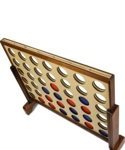 Yard Games YardGames Giant Tumbling Pine Timbers Stacking Game Bundle with Giant 4 in a Row Indoor Outdoor Game with Carrying Case for Easy Storage -Lawn Games Sales unnamed file 2935