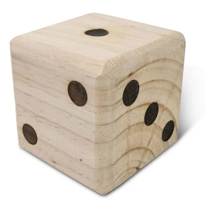 Yard Games YardGames 3.5 Inch Giant Outdoor Indoor Hand Sanded Wooden Dice Set w/ Laminated Scorecards & Carrying Case, Fun For Kids and Adults (2 Pack) 5 Yard Games YardGames 3.5 Inch Giant Outdoor Indoor Hand Sanded Wooden Dice Set w/ Laminated Scorecards & Carrying Case, Fun For Kids and Adults (2 Pack) - Image 3