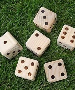 Yard Games YardGames 3.5 Inch Giant Outdoor Indoor Hand Sanded Wooden Dice Set w/ Laminated Scorecards & Carrying Case, Fun For Kids and Adults (2 Pack) 9 Yard Games YardGames 3.5 Inch Giant Outdoor Indoor Hand Sanded Wooden Dice Set w/ Laminated Scorecards & Carrying Case, Fun For Kids and Adults (2 Pack) -Lawn Games Sales unnamed file 2948