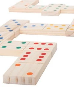 Toy Time Giant Wooden Dominoes Set – 28 Pieces