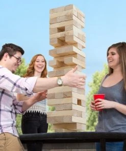 Toy Time Giant Outdoor Wooden Stacking Block Game for Parties and Picnics - 54 pieces -Lawn Games Sales unnamed file 2993