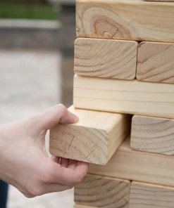 Toy Time Giant Outdoor Wooden Stacking Block Game for Parties and Picnics - 54 pieces -Lawn Games Sales unnamed file 2994