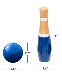 Toy Time 13-Piece Lawn Bowling and Skittle Ball Set