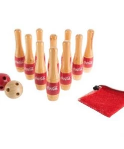 Toy Time Coca-Cola Lawn Bowling Game - Red