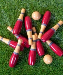 Toy Time Lawn Bowling Game/Skittle Ball Set With Mesh Bag - 13 pcs -Lawn Games Sales unnamed file 3037