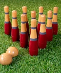 Toy Time Lawn Bowling Game/Skittle Ball Set With Mesh Bag - 13 pcs -Lawn Games Sales unnamed file 3038