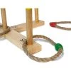 Yard Games YardGames Portable On the Go Outdoor Playground Wooden Frame 5 Rope Ring Toss Lawn Party Game with Nylon Carrying Case and Color Weighted Markers -Lawn Games Sales unnamed file 3121