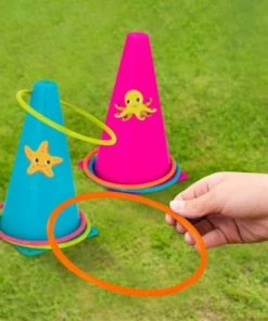 B. toys Ring Toss & Egg-and-Spoon Outdoor Games Galore