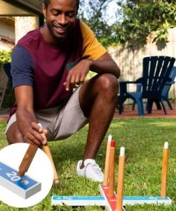 Elite Sportz Ring Toss Games For Kids, Indoor and Outdoor Play - Red, White and Blue -Lawn Games Sales unnamed file 3156