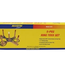 Martin Sports 5-Peg Ring Toss Set