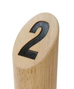 Yard Games YardGames Hardwood Outdoor Target Toss Lawn Game Scatter Skittles Set with Burned Numbers and Reinforced Carrying Case