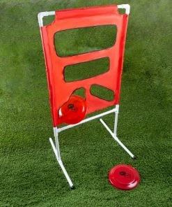 Toy Time Flying Disc Toss Collapsible and Portable Target Skill Game for Kids and Adults - Red/White -Lawn Games Sales unnamed file 3249