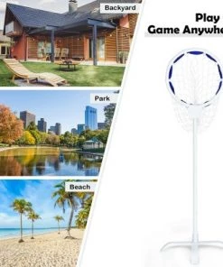 Costway Outdoor Frisbee Toss Target, Metal Flying Disc Stand w/Storage Bag -Lawn Games Sales unnamed file 3262