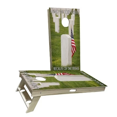 Skip's Garage Land of the Free Home of the Brave Cornhole Boards 8 Skip's Garage Land of the Free Home of the Brave Cornhole Boards - Image 6