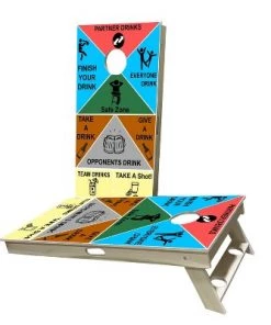 Skip's Garage Drinking Game Cornhole Boards -Lawn Games Sales unnamed file 3353