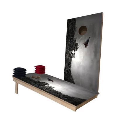 Skip's Garage Soldiers Planting The Flag Cornhole Boards 5 Skip's Garage Soldiers Planting The Flag Cornhole Boards - Image 3