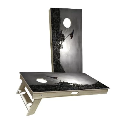 Skip's Garage Soldiers Planting The Flag Cornhole Boards 7 Skip's Garage Soldiers Planting The Flag Cornhole Boards - Image 5