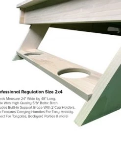 Skip's Garage Thin Wooden Panel Cornhole Boards