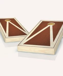 Skip's Garage Pyramid Border Rosewood Cornhole Board Set, Includes 2 Boards, 8 Bags + Optional Accessories -Lawn Games Sales unnamed file 3529