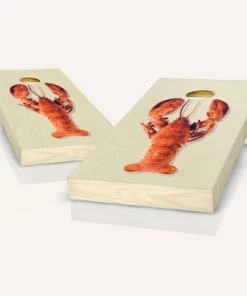 Skip's Garage Lobster Cornhole Board Set, Includes 2 Boards, 8 Bags + Optional Accessories -Lawn Games Sales unnamed file 3539