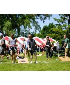 Skip's Garage Fireman Cornhole Board Set, Includes 2 Boards, 8 Bags + Optional Accessories -Lawn Games Sales unnamed file 3558