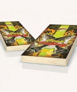 Skip's Garage Gone Fishing Cornhole Board Set, Includes 2 Boards, 8 Bags + Optional Accessories -Lawn Games Sales unnamed file 3700