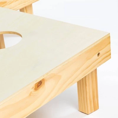 NFL Indianapolis Colts 2'x4' Cornhole Board - Gray 4 NFL Indianapolis Colts 2'x4' Cornhole Board - Gray - Image 2