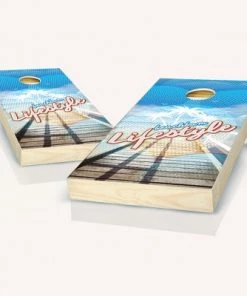 Skip's Garage Beach Bum Cornhole Board Set, Includes 2 Boards, 8 Bags + Optional Accessories -Lawn Games Sales unnamed file 3791