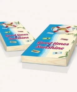 Skip's Garage Beach Cornhole Board Set, Includes 2 Boards, 8 Bags + Optional Accessories -Lawn Games Sales unnamed file 3821