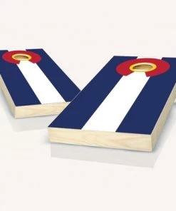 Skip's Garage Colorado State Flag Cornhole Board Set, Includes 2 Boards, 8 Bags + Optional Accessories -Lawn Games Sales unnamed file 3850