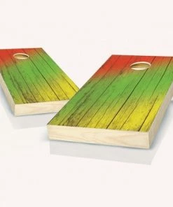Skip's Garage Rasta Grain Cornhole Board Set, Includes 2 Boards, 8 Bags + Optional Accessories -Lawn Games Sales unnamed file 4015