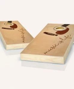 Skip's Garage Music Is Life Cornhole Board Set, Includes 2 Boards, 8 Bags + Optional Accessories -Lawn Games Sales unnamed file 4055