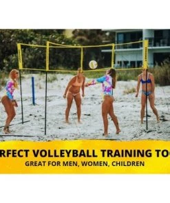 CROSSNET The Original 4 Square Volleyball Net and Backyard Yard Game Complete Set with Carrying Backpack, Ball, and Boundary Lines for Kids and Adults -Lawn Games Sales unnamed file 4097