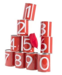 Toy Time Carnival Bean Bag Can Toss Game