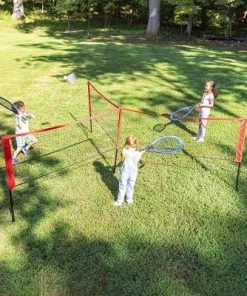 HearthSong Jumbo 3-in-1 Three-Way Game Set Featuring Badminton, Tennis and Volleyball for Kids -Lawn Games Sales unnamed file 4164