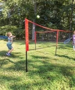 HearthSong Jumbo 3-in-1 Three-Way Game Set Featuring Badminton, Tennis and Volleyball for Kids -Lawn Games Sales unnamed file 4165