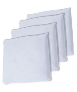 Toy Time Regulation Size Cornhole Bag Set - Pack of 8, Blue/White