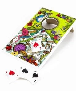 Professor Puzzle Alice In Wonderland Down the Rabbit Hole Bean Bag Toss Game