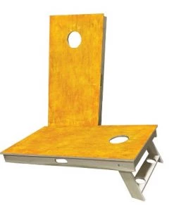 Skip's Garage Gold Wood Grain Cornhole Boards 12 Skip's Garage Gold Wood Grain Cornhole Boards -Lawn Games Sales unnamed file 539