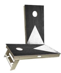 Skip's Garage Wood Grain with White Cornhole Boards -Lawn Games Sales unnamed file 563