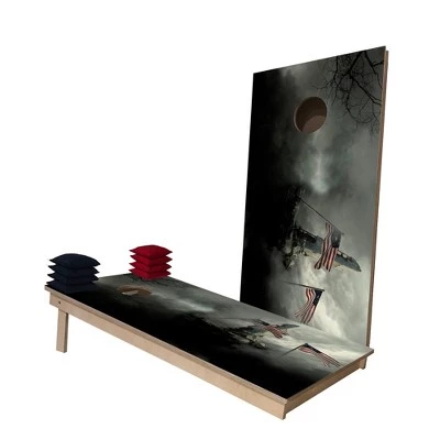 Skip's Garage Soldiers Planting The American Flag Cornhole Boards 5 Skip's Garage Soldiers Planting The American Flag Cornhole Boards - Image 3