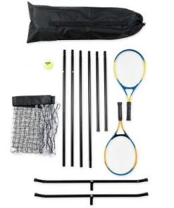HearthSong Beginner's Portable Instant Street Tennis Game Set with Junior-Sized Net, Two Rackets and One Tennis Ball -Lawn Games Sales unnamed file 62