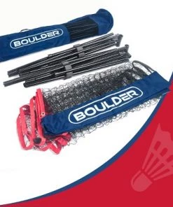 Boulder Sports Co. Boulder Badminton Height-Adjustable Portable Net -Lawn Games Sales unnamed file 68