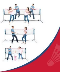 Boulder Sports Co. Boulder Badminton Height-Adjustable Portable Net -Lawn Games Sales unnamed file 70