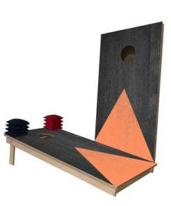Skip's Garage Wood Grain with Orange Cornhole Boards 10 Skip's Garage Wood Grain with Orange Cornhole Boards -Lawn Games Sales unnamed file 747