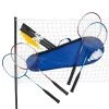 Toy Time Outdoor Badminton Game Set - Includes Racquets, Shuttlecocks, Net, Ground Anchors, and Carrying Case -Lawn Games Sales unnamed file 75