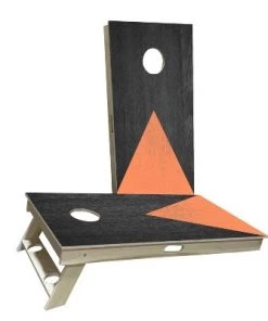 Skip's Garage Wood Grain with Orange Cornhole Boards 13 Skip's Garage Wood Grain with Orange Cornhole Boards -Lawn Games Sales unnamed file 750
