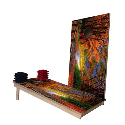 Skip's Garage Fall Road Cornhole Boards 5 Skip's Garage Fall Road Cornhole Boards - Image 3