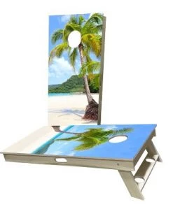Skip's Garage Beach Paradise Cornhole Boards -Lawn Games Sales unnamed file 816